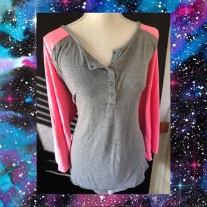 athleisure two-tone top